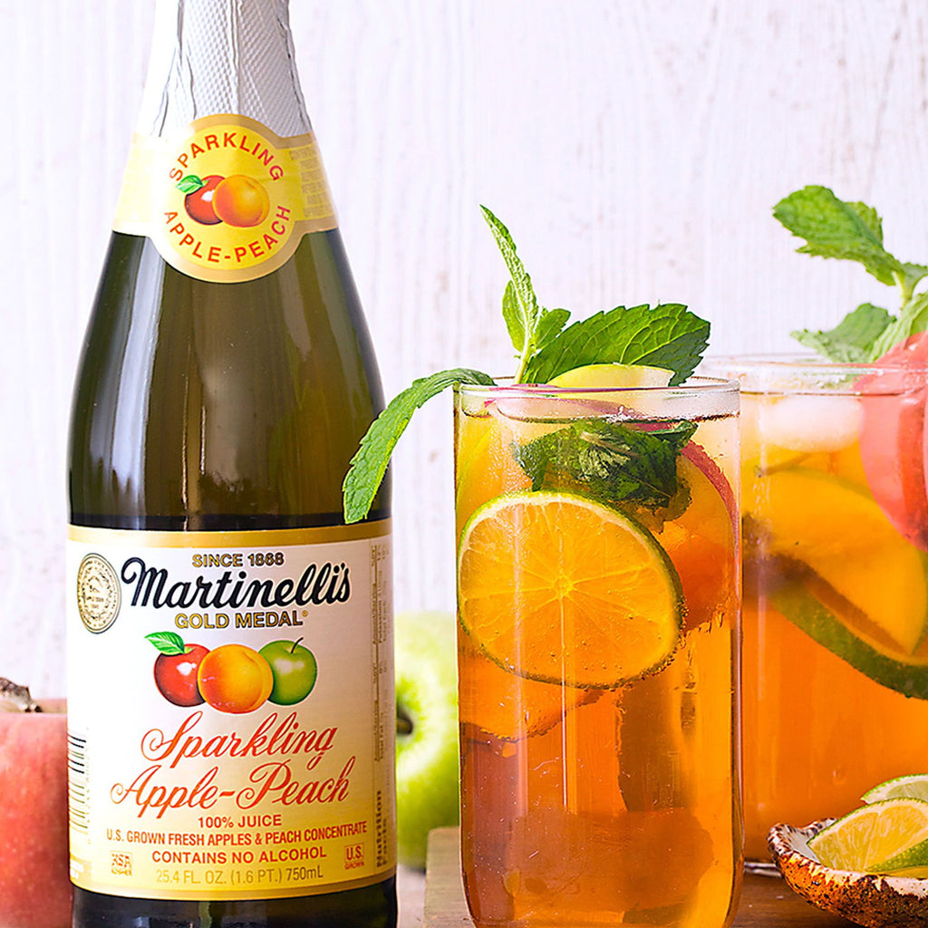 Martinelli's Gold Medal Sparkling Apple-Peach Cider with 100% Pure Juice, 25.4 fl oz EasyOptionXY LLC