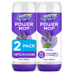 Swiffer PowerMop Liquid Floor Cleaner Solution, Lavender, 25.3 oz, 2 Pack - SJB-DIAMOND ELITES