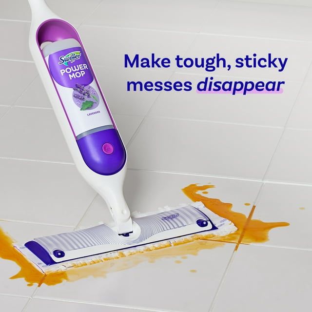 Swiffer PowerMop Liquid Floor Cleaner Solution, Lavender, 25.3 oz, 2 Pack - SJB-DIAMOND ELITES