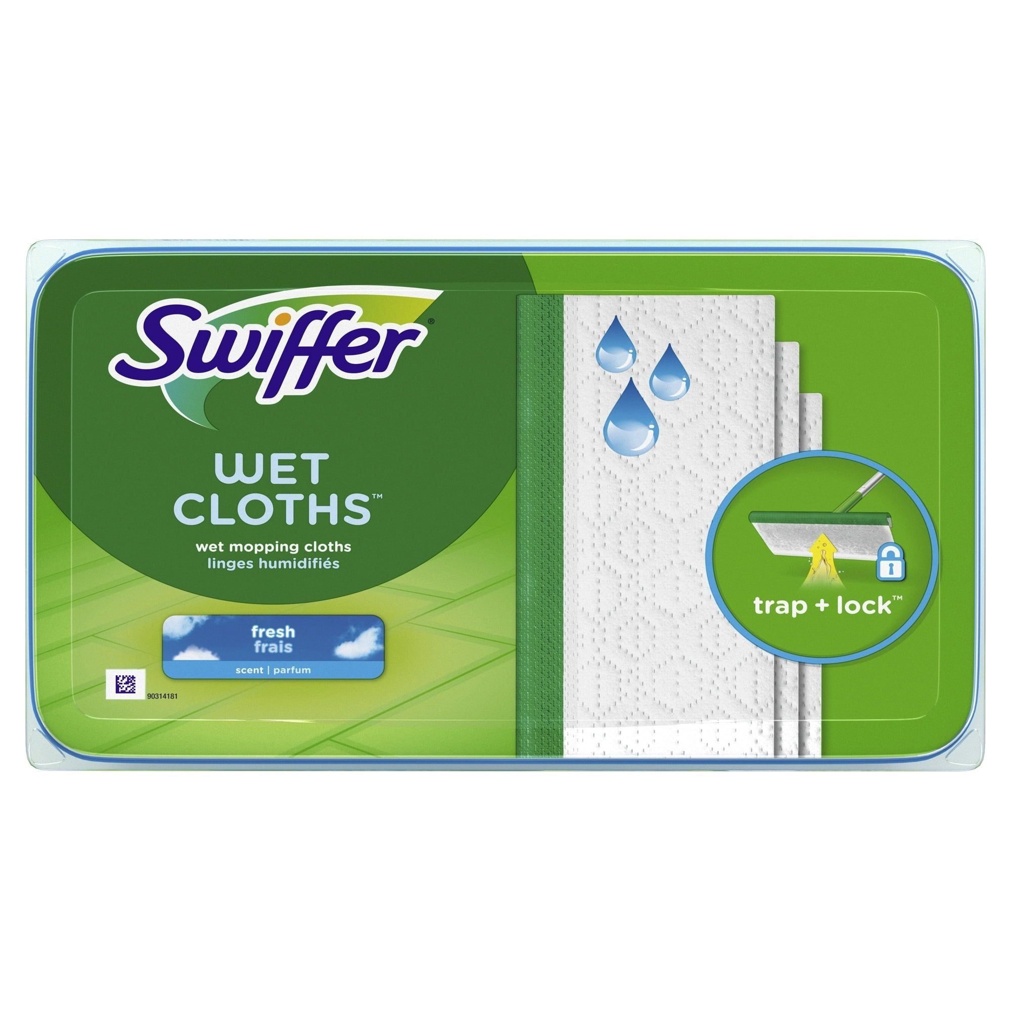 Swiffer Sweeper Wet Mopping Cloths, Multi-Surface Floor Cleaner, Fresh Scent, 24 Count EasyOptionXY LLC