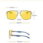 New V Men's Night Vision Polarized Sunglasses