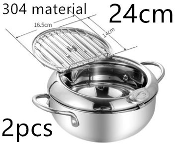 Stainless Steel Telescopic Folding Basket Frying Basket French Fries Degreasing Kitchen Tool Pi-Mart