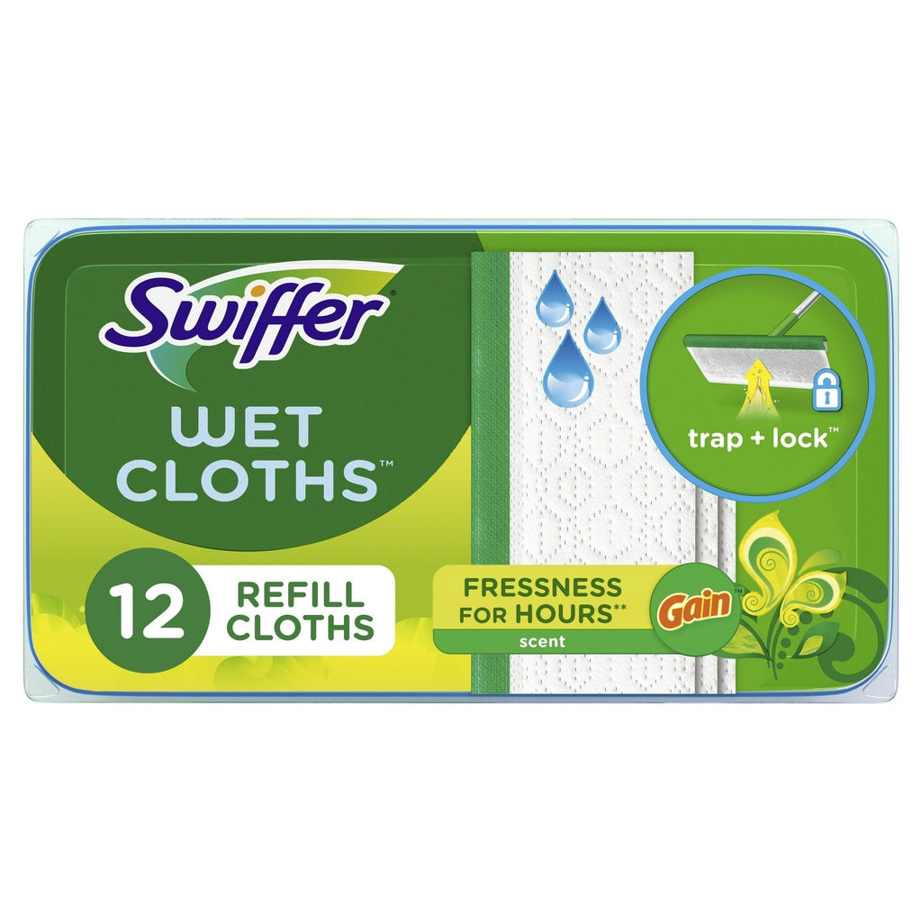 Swiffer Sweeper Wet Mopping Pads, Gain Original, 12 Count EasyOptionXY LLC