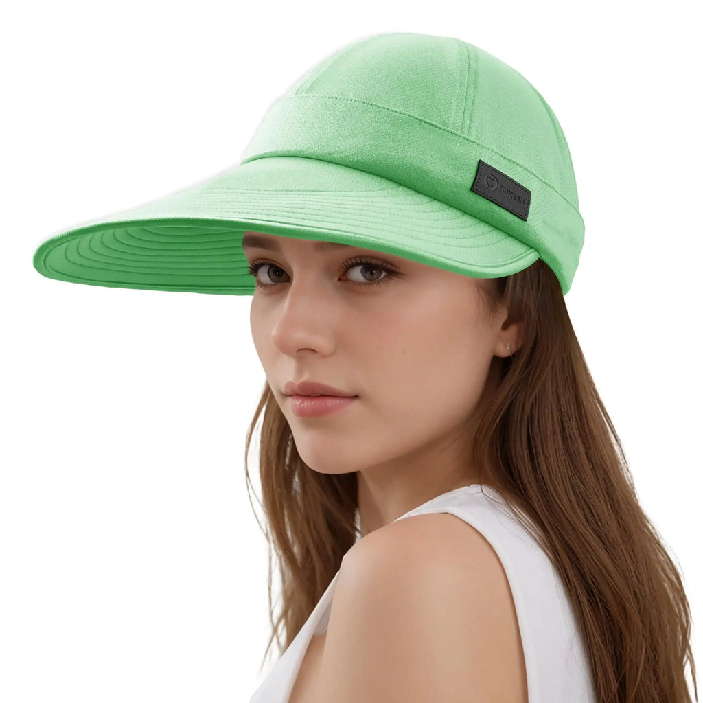 Sukeen Cooling Visor Cap For Women&Men, 2 In 1 Zip-Off Sun Hat With UV Protection For Outdoor Sports Golf Travel Tennis Beach - SJB-DIAMOND ELITES