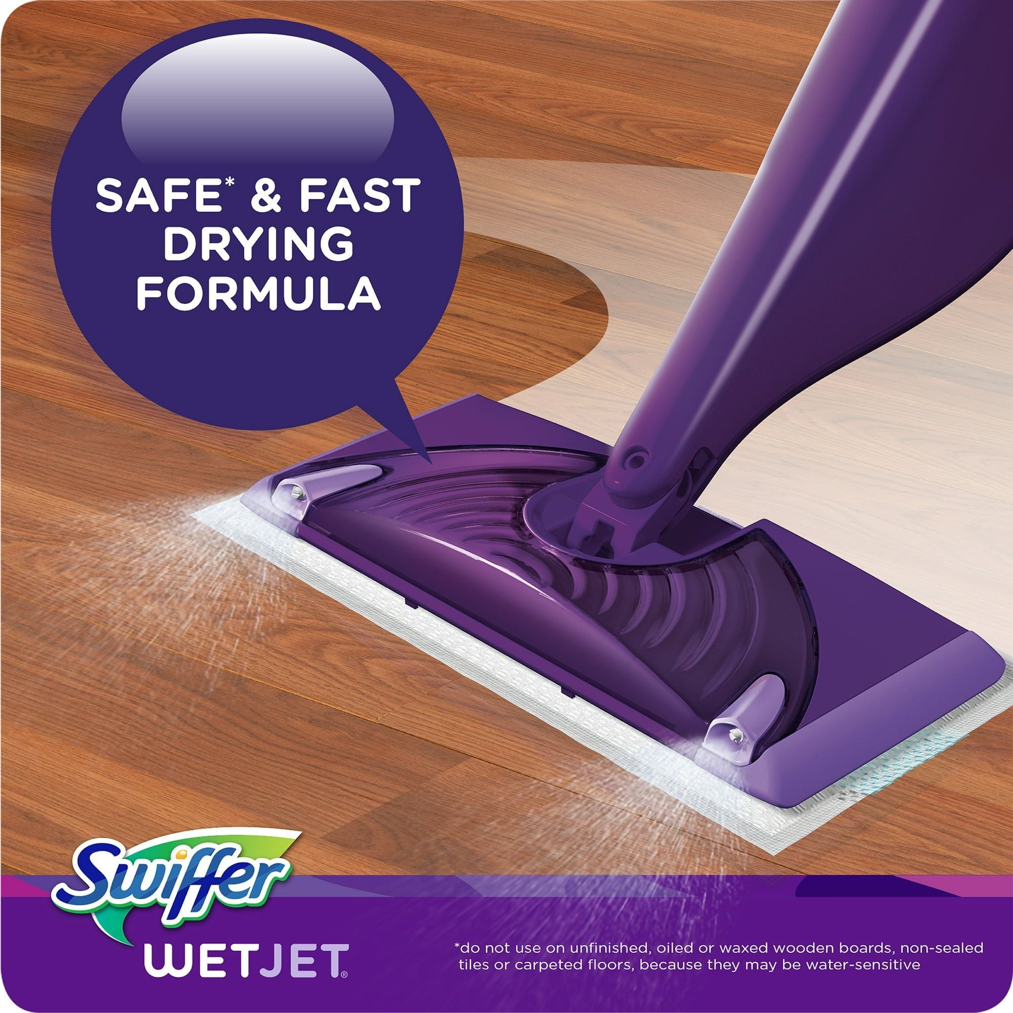 Swiffer WetJet Spray Mop Floor Cleaner Refill with Gain Scent, 42.2 fl oz - SJB-DIAMOND ELITES