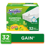 Swiffer Sweeper Dry Sweeping Pad Floor Cleaner Refills for Dust Mop, Gain, 32 Count - SJB-DIAMOND ELITES
