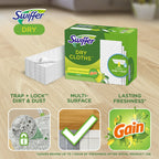 Swiffer Sweeper Dry Sweeping Pad Floor Cleaner Refills for Dust Mop, Gain, 32 Count - SJB-DIAMOND ELITES