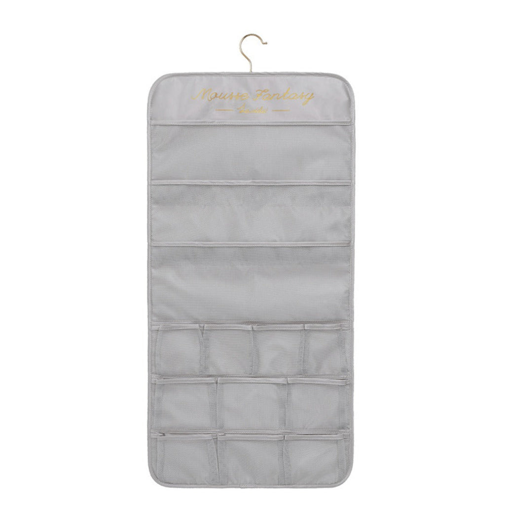 Underwear storage hanging bag, wall-mounted double-sided storage bag, underwear bra socks finishing bag, wardrobe hanging bag - SJB-DIAMOND ELITES