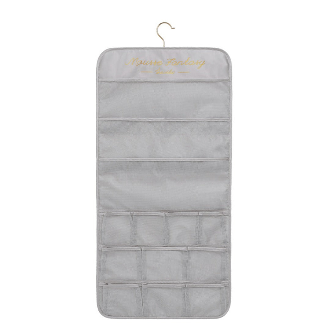 Underwear storage hanging bag, wall-mounted double-sided storage bag, underwear bra socks finishing bag, wardrobe hanging bag - SJB-DIAMOND ELITES