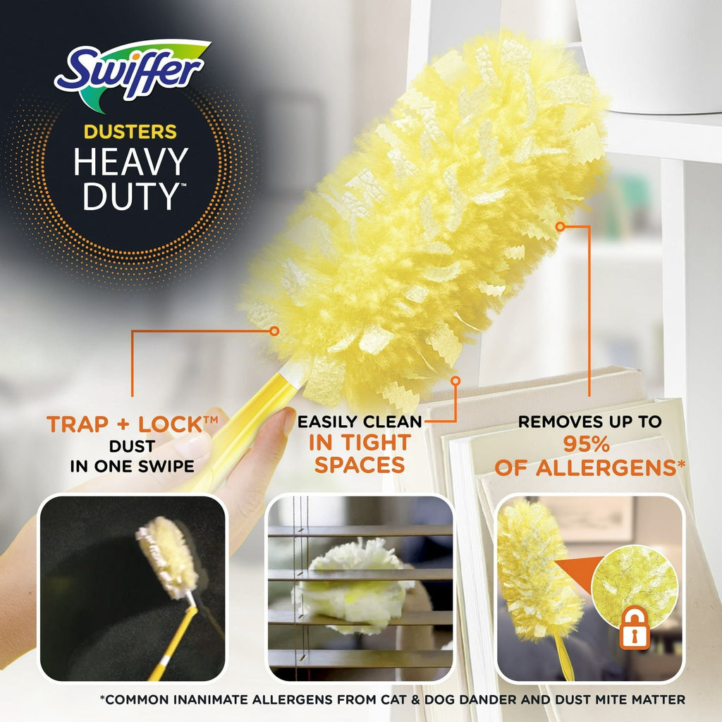 Swiffer Duster Multi-Surface Heavy Duty Unscented Refills, 11 Count - SJB-DIAMOND ELITES