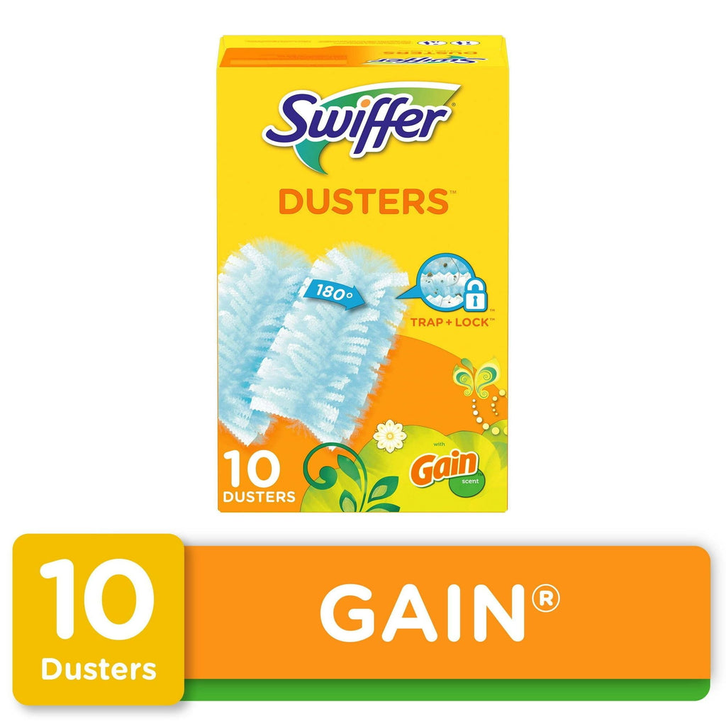 Swiffer Duster Refills, Gain Original Scent, 10 Blue Dusters - SJB-DIAMOND ELITES