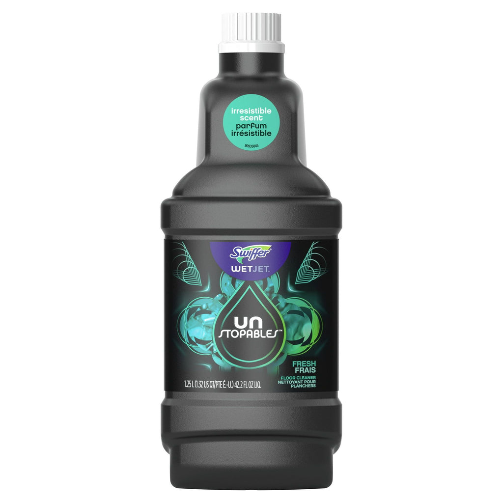 Swiffer WetJet Multi-Surface Floor Solution Refill, Unstopables Fresh, 42.2 fl oz - SJB-DIAMOND ELITES