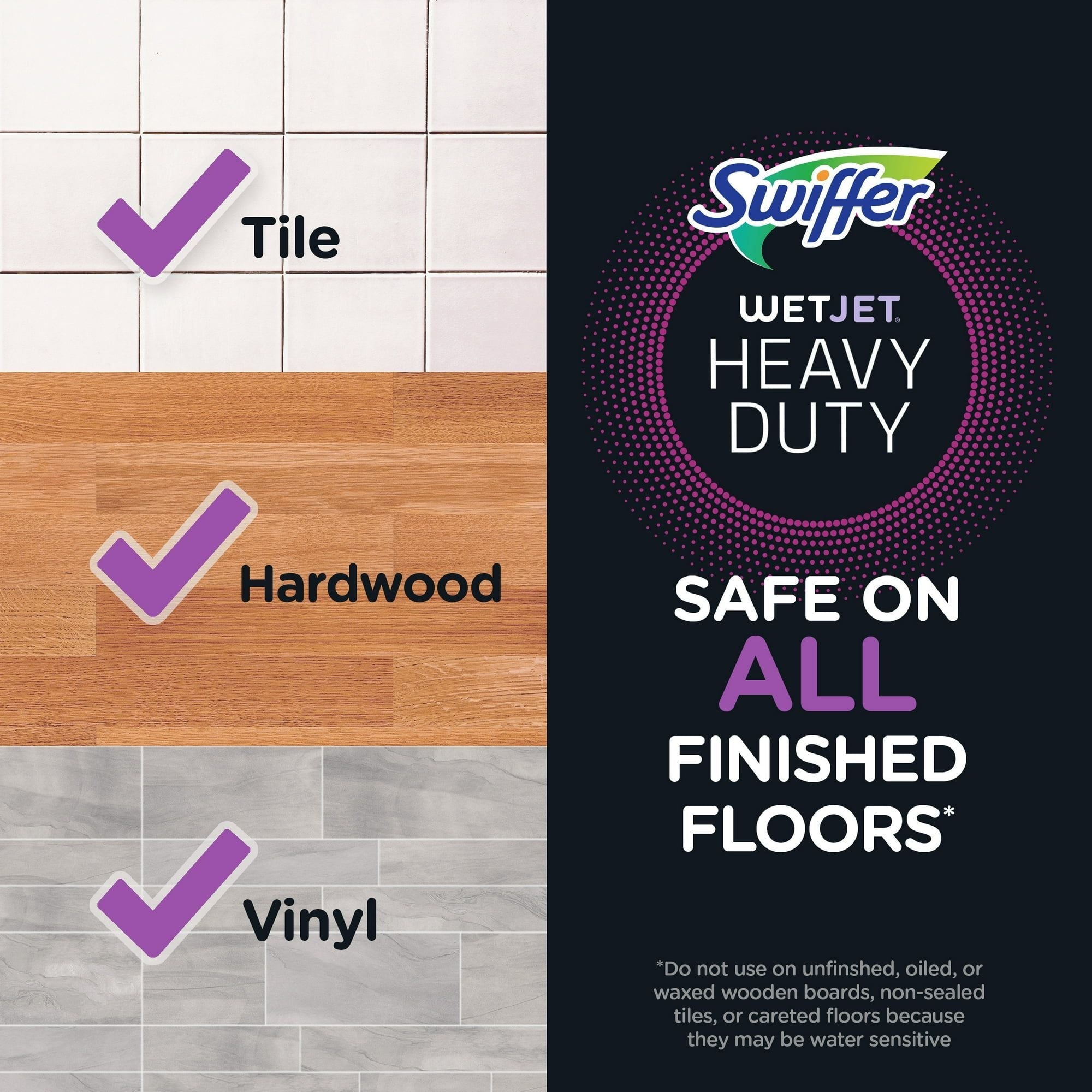 Swiffer WetJet Multi-Surface Floor Solution Refill, Unstopables Fresh, 42.2 fl oz - SJB-DIAMOND ELITES