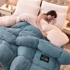 Luxury Winter Thickened Warm Double-sided Milk Velvet Quilt  Fleece Pi-Mart