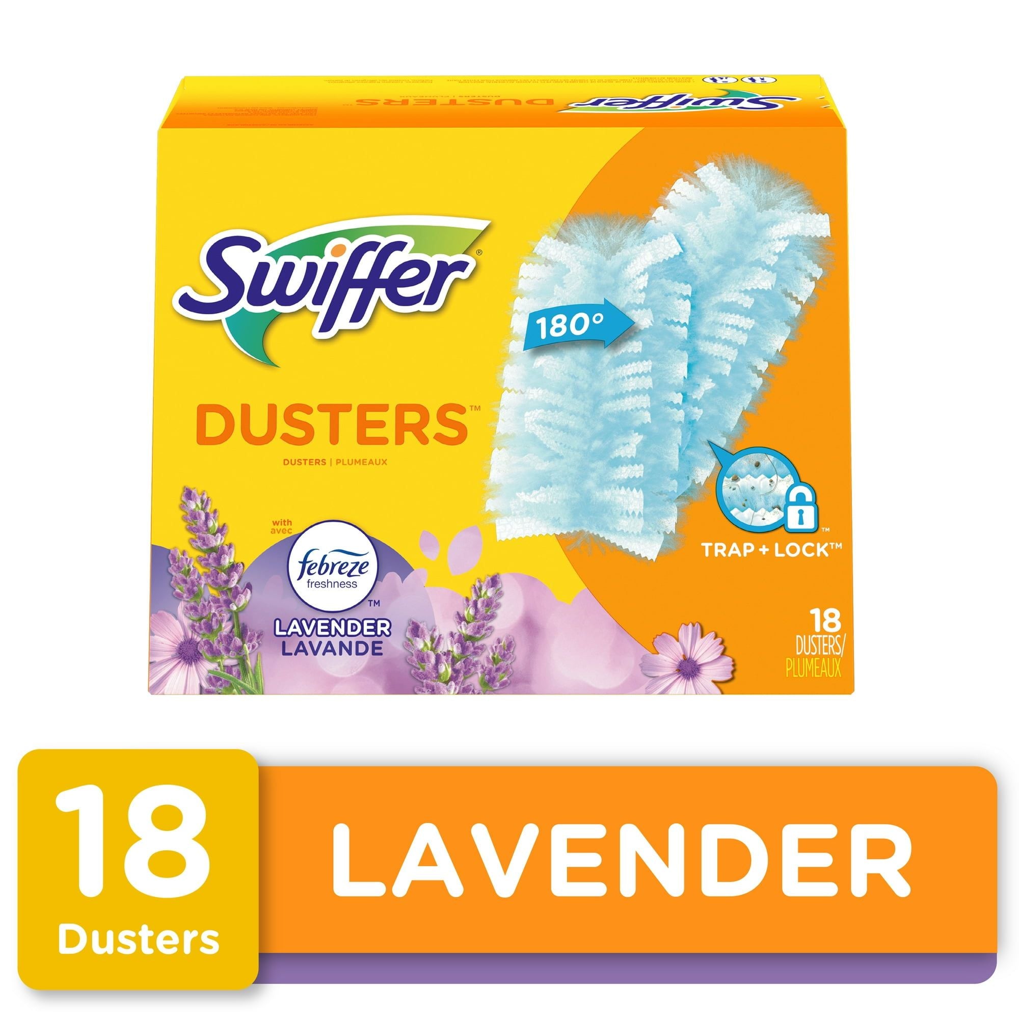 Swiffer Duster Refills, Lasting Freshness, Lavender Scent, 18 Count - SJB-DIAMOND ELITES