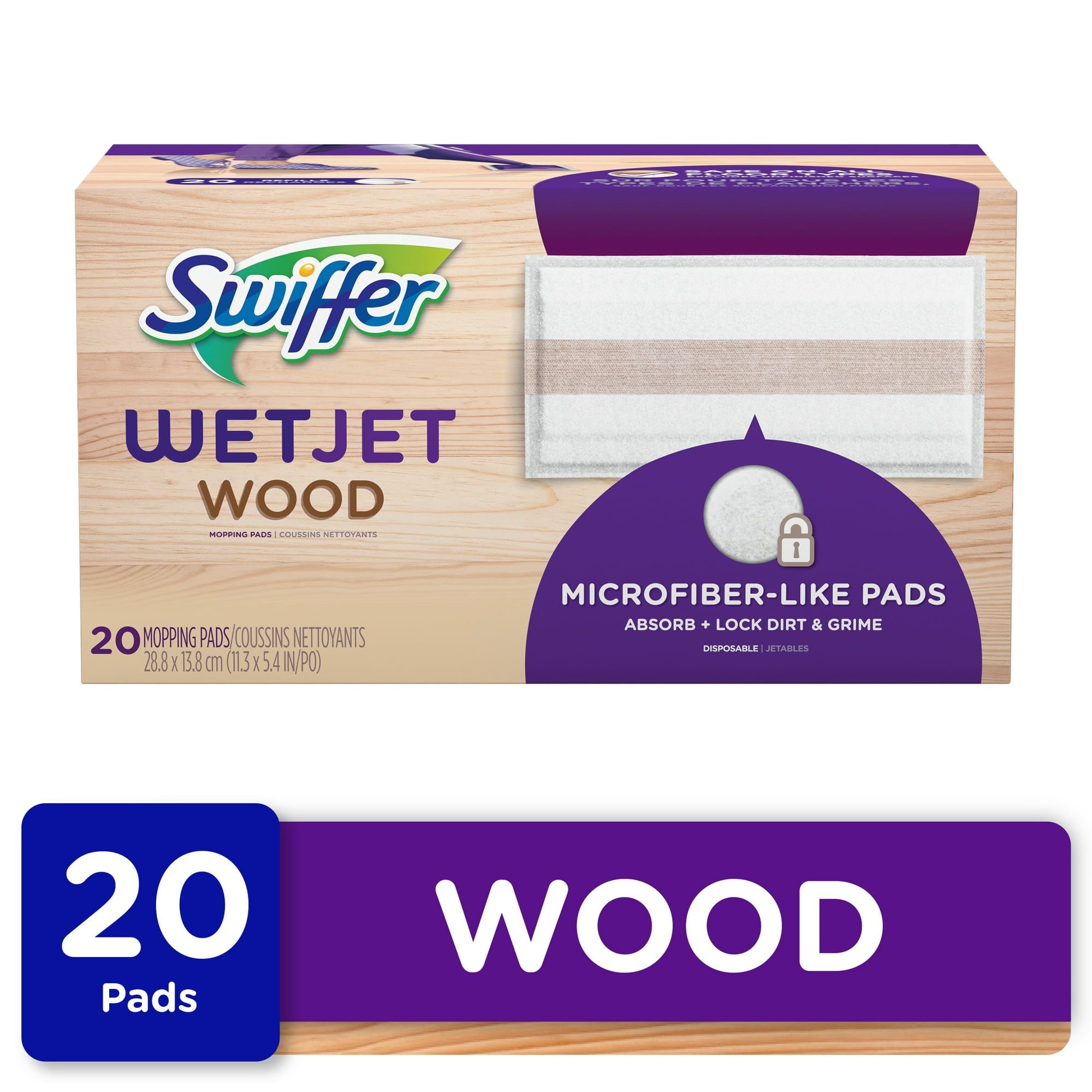 Swiffer WetJet Wood Mopping Refill Pads, 20 Count Mopping Pads - SJB-DIAMOND ELITES