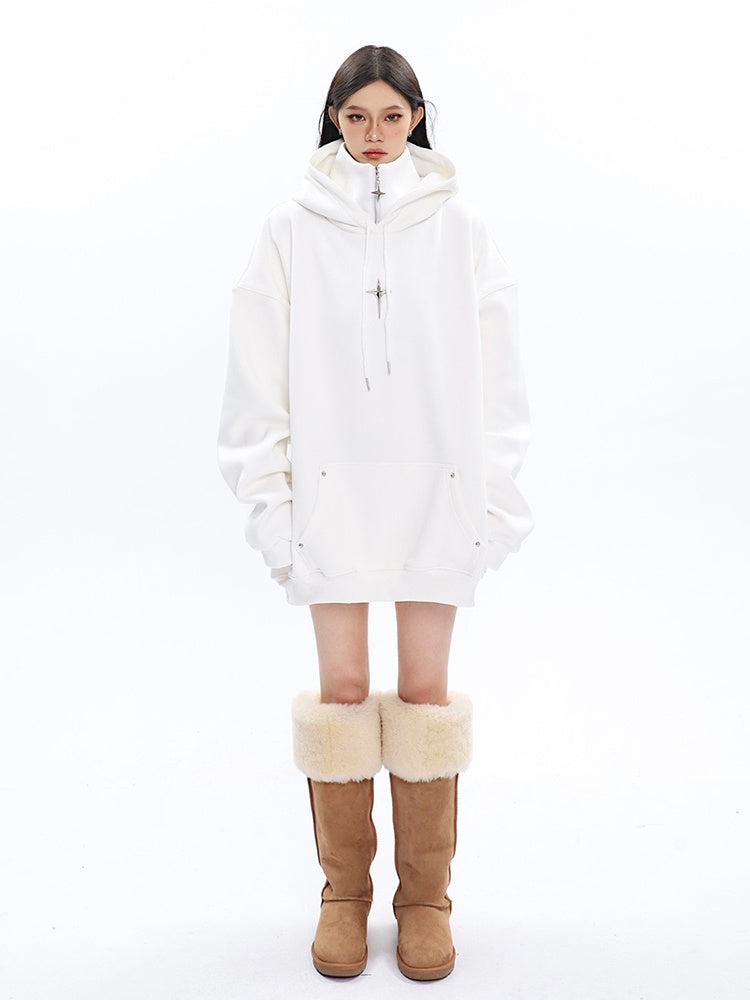Design Inspired Metal Hooded Hoodie Pi-Mart