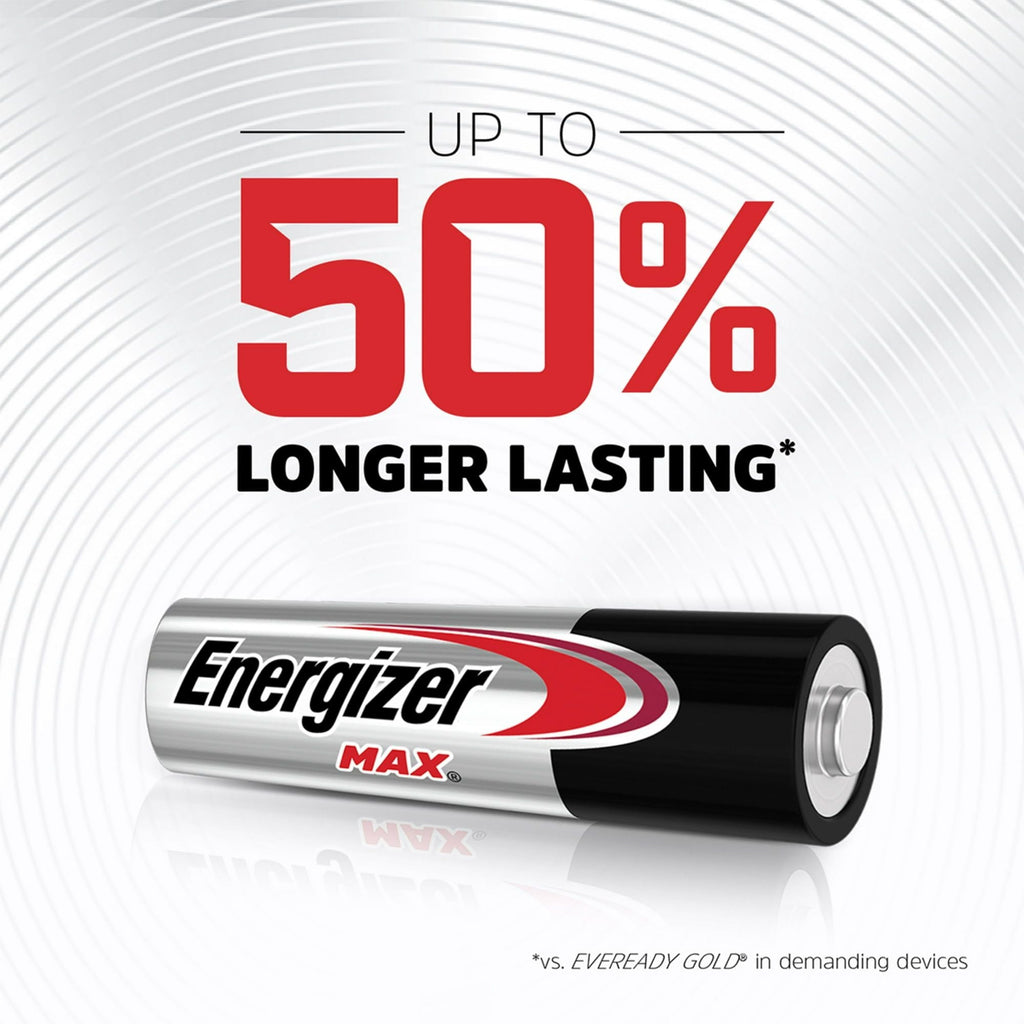 Energizer MAX AA Batteries (24 Pack), Double A Alkaline Batteries EasyOptionXY LLC
