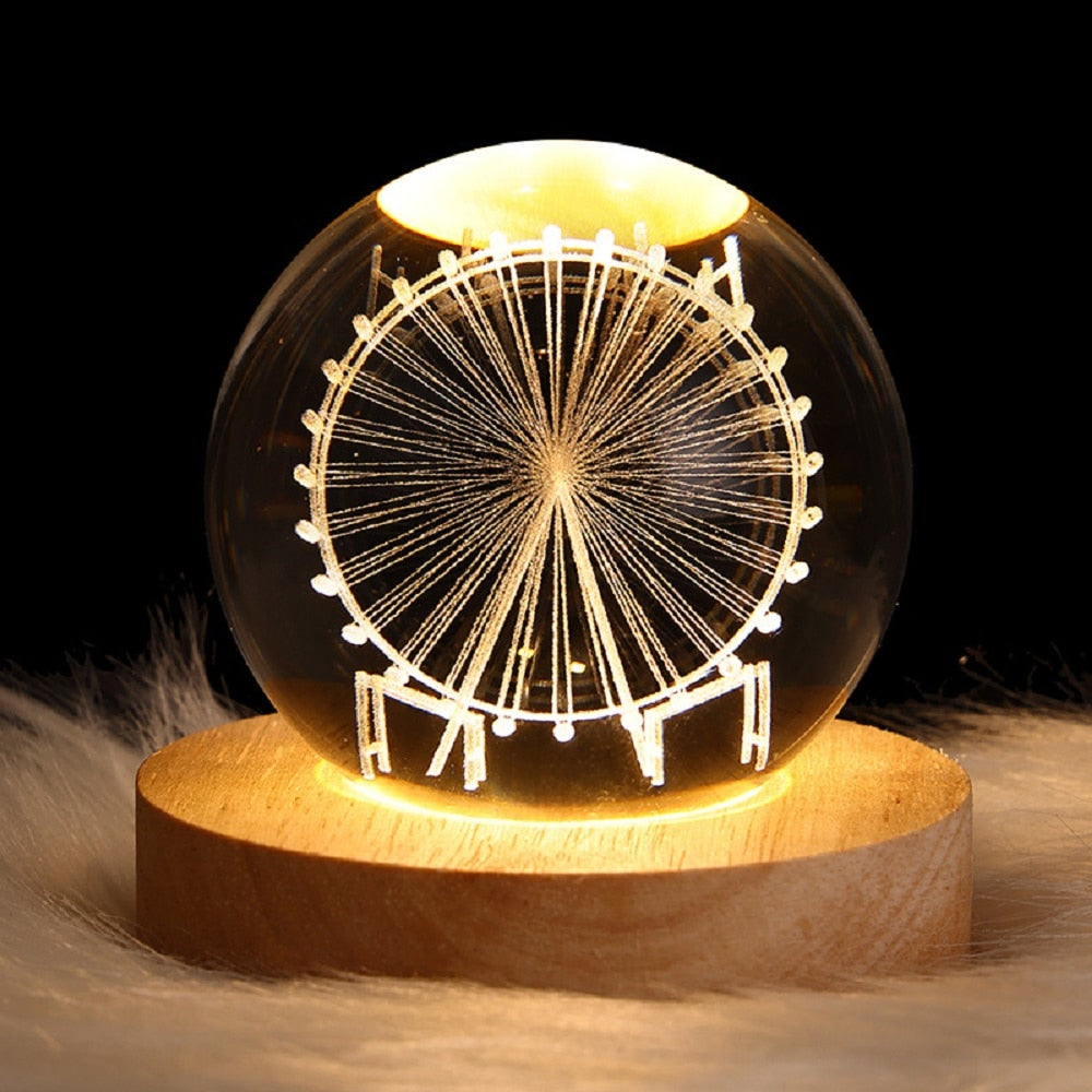 3D Laser Engraved Balls Lamp - SJB-DIAMOND ELITES