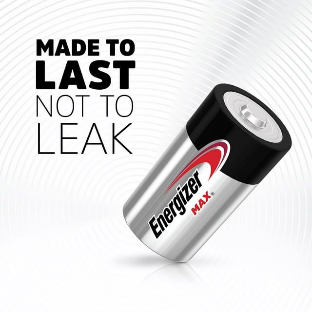 Energizer MAX D Batteries (8 Pack), D Cell Alkaline Batteries EasyOptionXY LLC