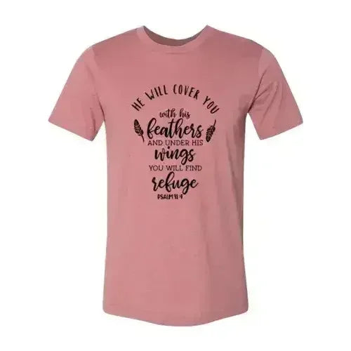 DT0120 He Will Cover You With His Wings Shirt - SJB-DIAMOND ELITES