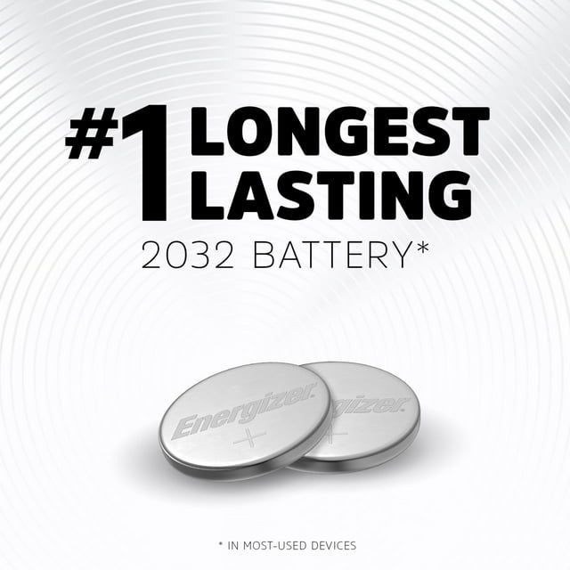 Energizer 2032 Batteries (4 Pack), 3V Lithium Coin Batteries EasyOptionXY LLC