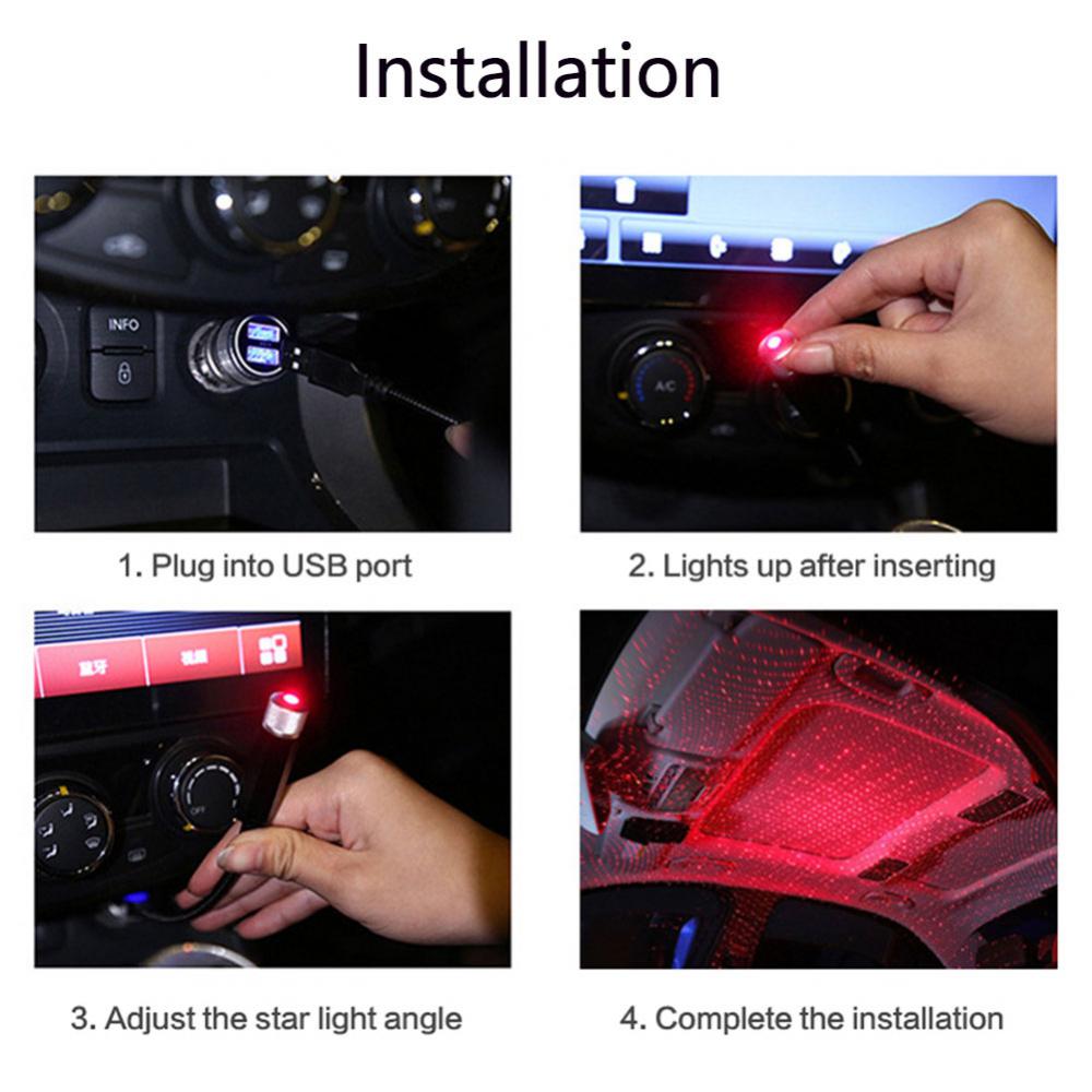Mini LED Car Night Light Roof Projector - SJB-DIAMOND ELITES