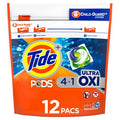 Tide PODS Ultra Oxi Liquid Laundry Detergent Pacs; 12 Count