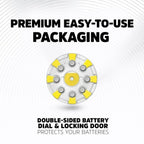 Energizer Hearing Aid Batteries Size 10, Yellow Tab, 16 Pack EasyOptionXY LLC