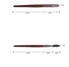 Color fiber hair makeup brush