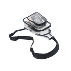 PVC transparent shoulder chest bag, outdoor travel backpack, gymnasium visual bag shoulder crossbody bag, transparent fanny pack, fanny pack crossbody, - SJB-DIAMOND ELITES