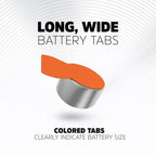 Energizer Hearing Aid Batteries Size 13, Orange Tab, 8 Pack EasyOptionXY LLC
