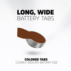 Energizer Hearing Aid Batteries Size 312, Brown Tab, 16 Pack EasyOptionXY LLC