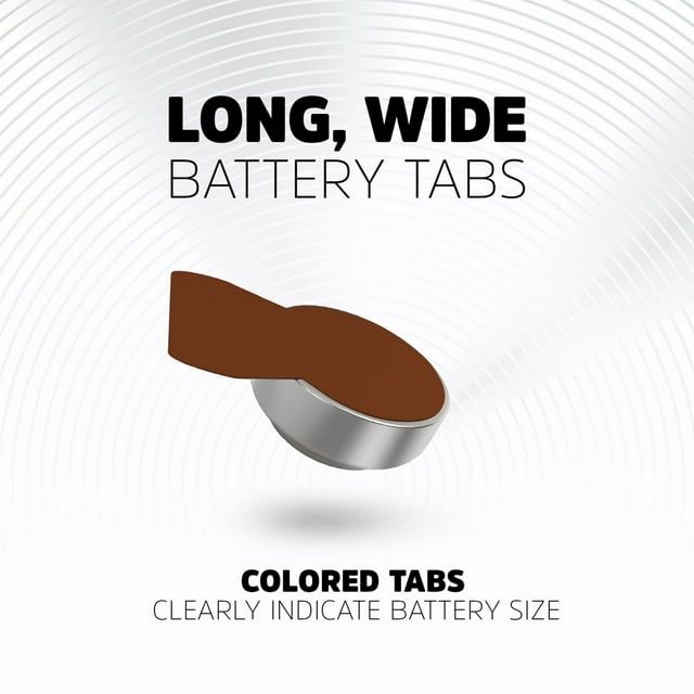 Energizer Hearing Aid Batteries Size 312, Brown Tab, 16 Pack EasyOptionXY LLC