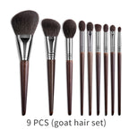 Natural Makeup Brushes Set Eyeshadow Make Up Brush Goat Pi-Mart