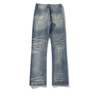 Plus Size Lightning Pattern Skinny Jeans Lootquake LLC