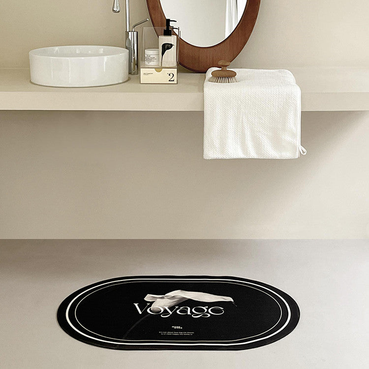 Non-slip Absorbent Foot Pad Toilet Diatom Mud Floor Mat Upholstery Pi-Mart