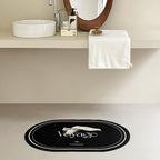 Non-slip Absorbent Foot Pad Toilet Diatom Mud Floor Mat Upholstery Pi-Mart