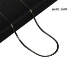 Flat Gold Color Stainless Steel Necklace Pi-Mart