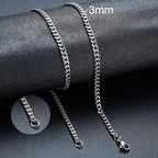 Twisted Rope Figaro Necklaces Pi-Mart