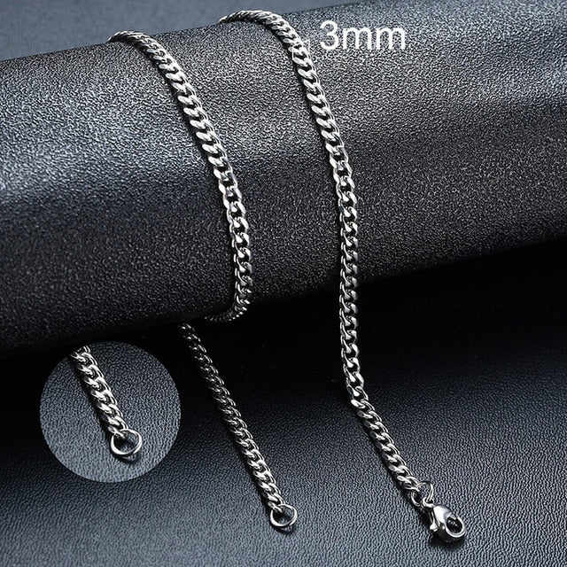 Twisted Rope Figaro Necklaces Pi-Mart