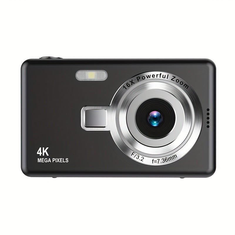 High-Definition Digital Camera with Automatic Focus And Simple Operation, Capable of Taking Photos And Recording Videos. A Surprise Gift for Beginners CCD Card Machine. Choose to Include a 32G Memory Card for Direct Storage A Lootquake LLC