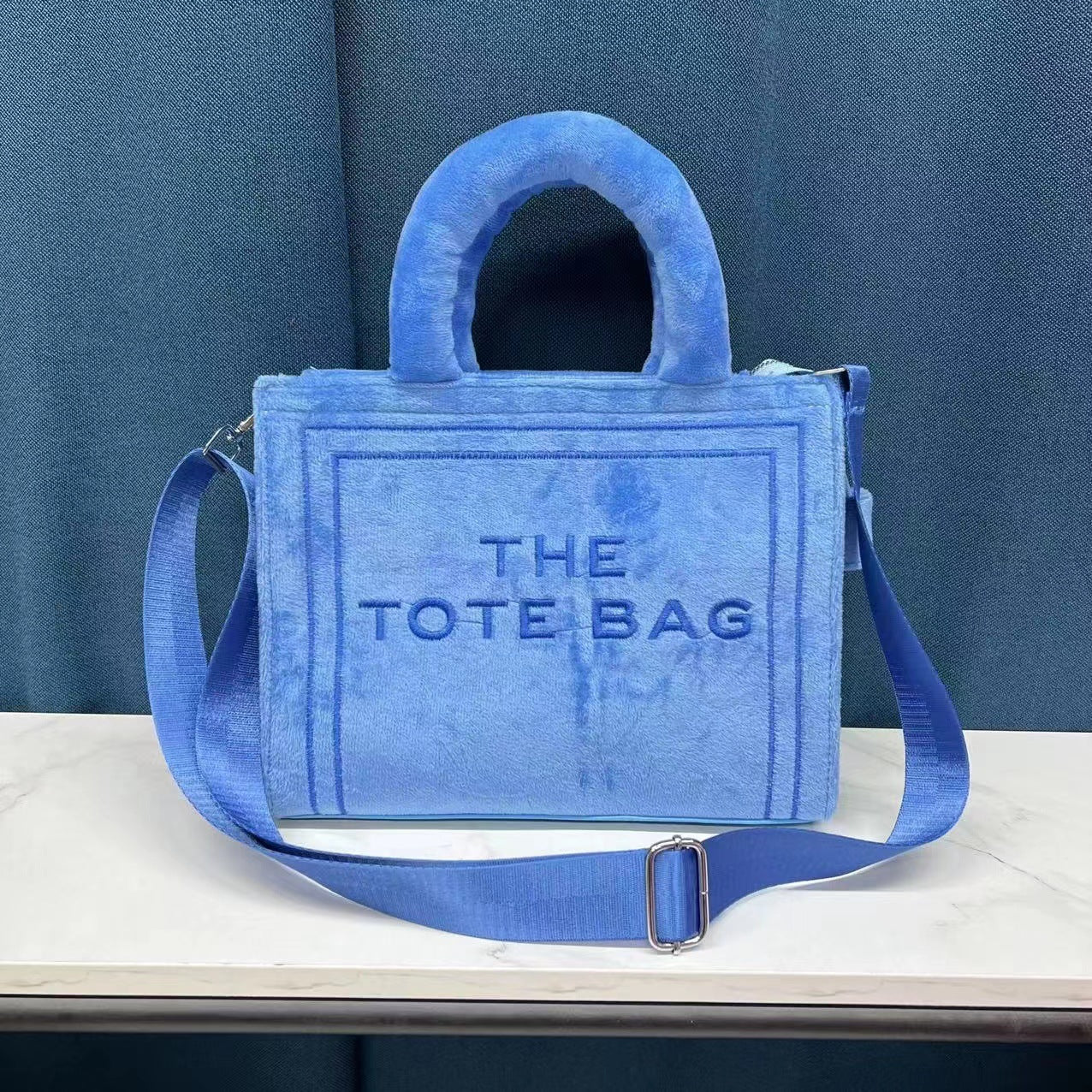 All-matching Fashion Plush Tote Handbag Women's Handbag Pi-Mart