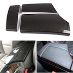 Armrest Box Protective Cover ABS Carbon Fiber Pattern 3-piece Set Pi-Mart