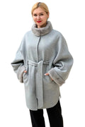 Genuine Scandinavian Mink Fur Virgin Wool Coat Alaska® Outerwear Company