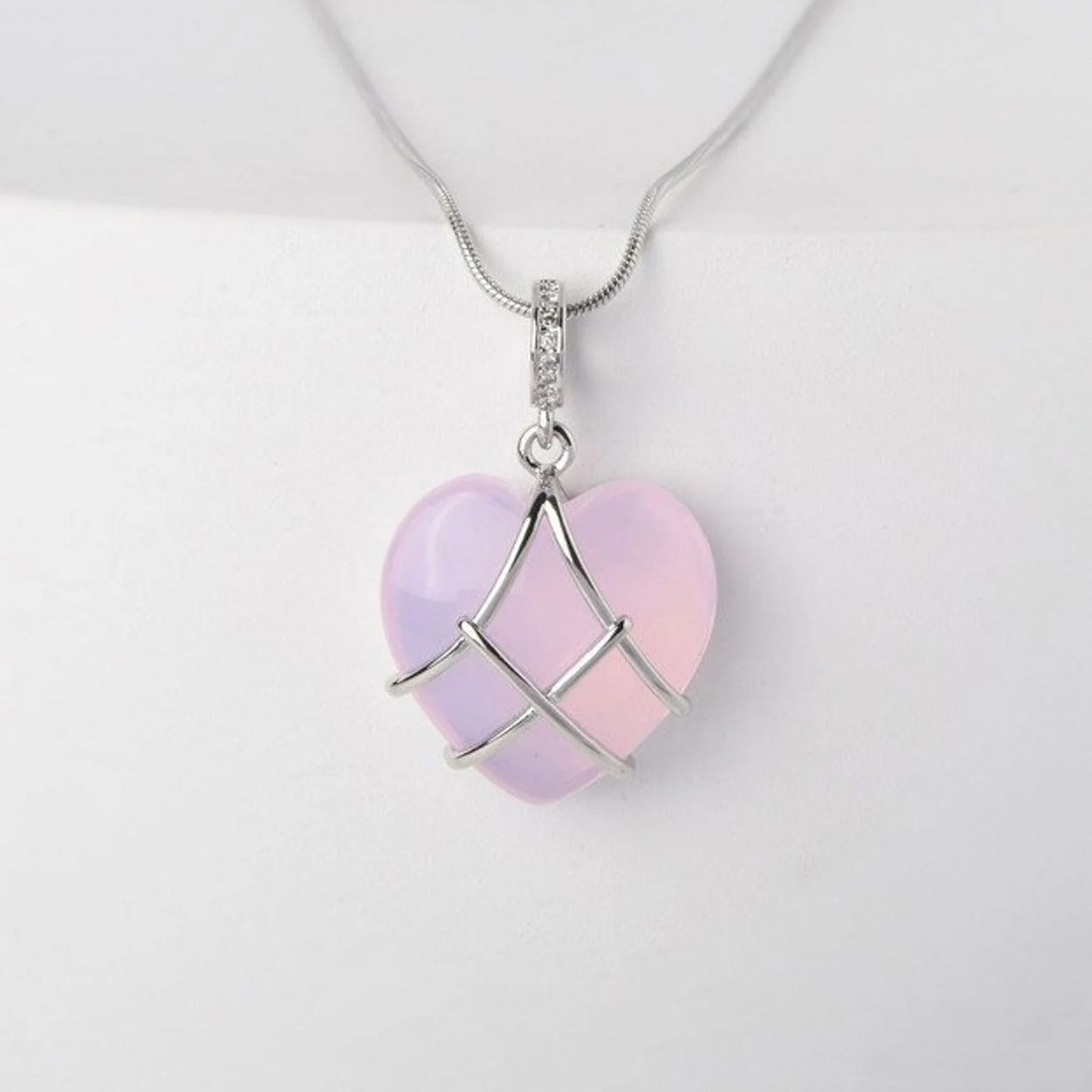 Fashion Moonstone Necklace For Cartoon Princess Love Girl Necklace Novelty Jewelry Pi-Mart