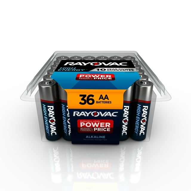 Rayovac High Energy AA Batteries (36 Pack), Double A Batteries EasyOptionXY LLC
