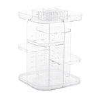 Rotating Acrylic Cosmetic Storage Box Transparent Pi-Mart