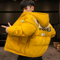 Trendy men's fashionable thick cotton coat
