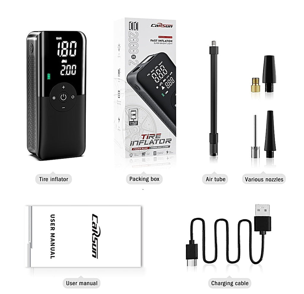 Portable Electric Tire Inflator - SJB-DIAMOND ELITES